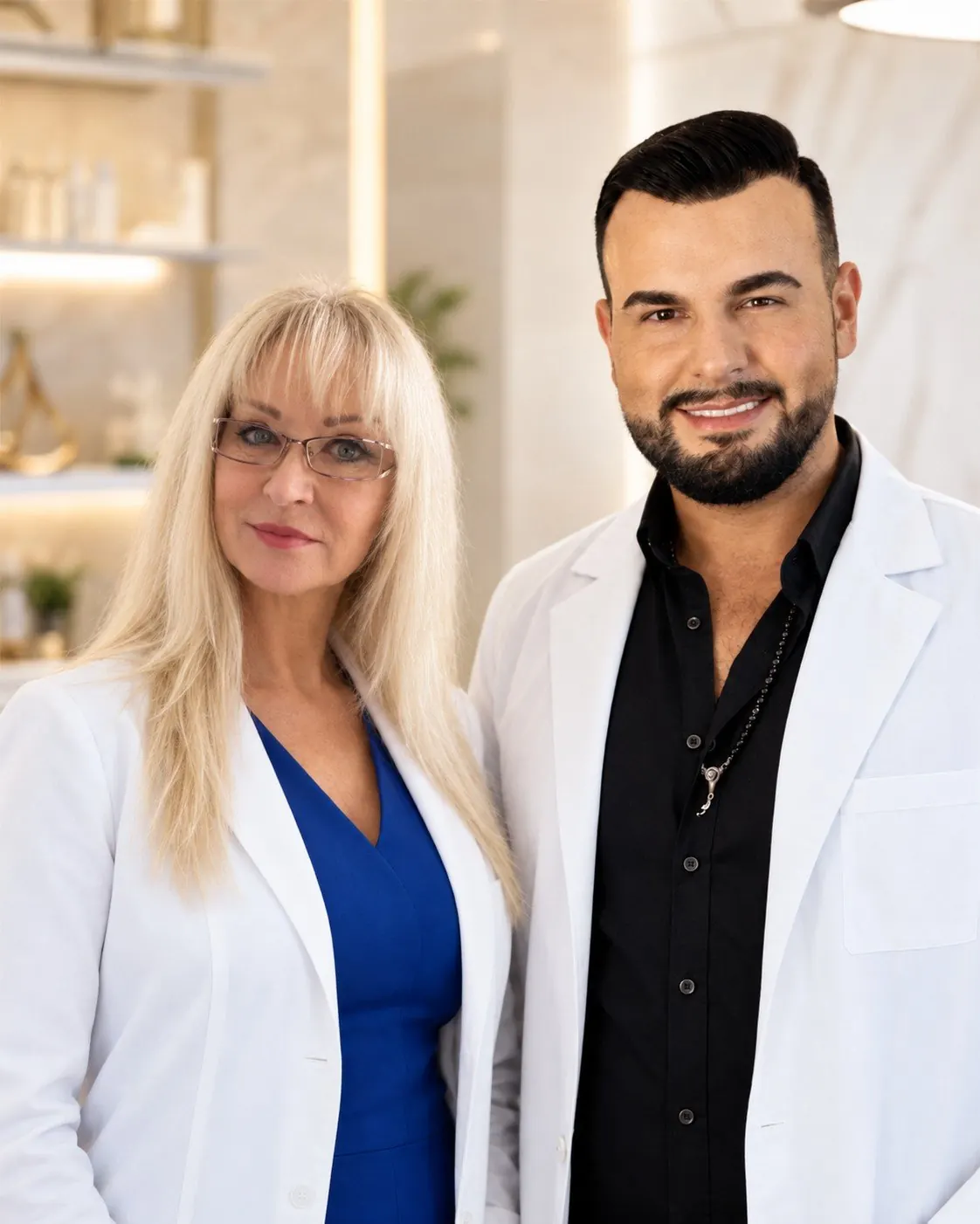 MUDr. Lenka Keclíková a Mgr. Jan Honig, MBA, zakladatelé Harmony Clinic