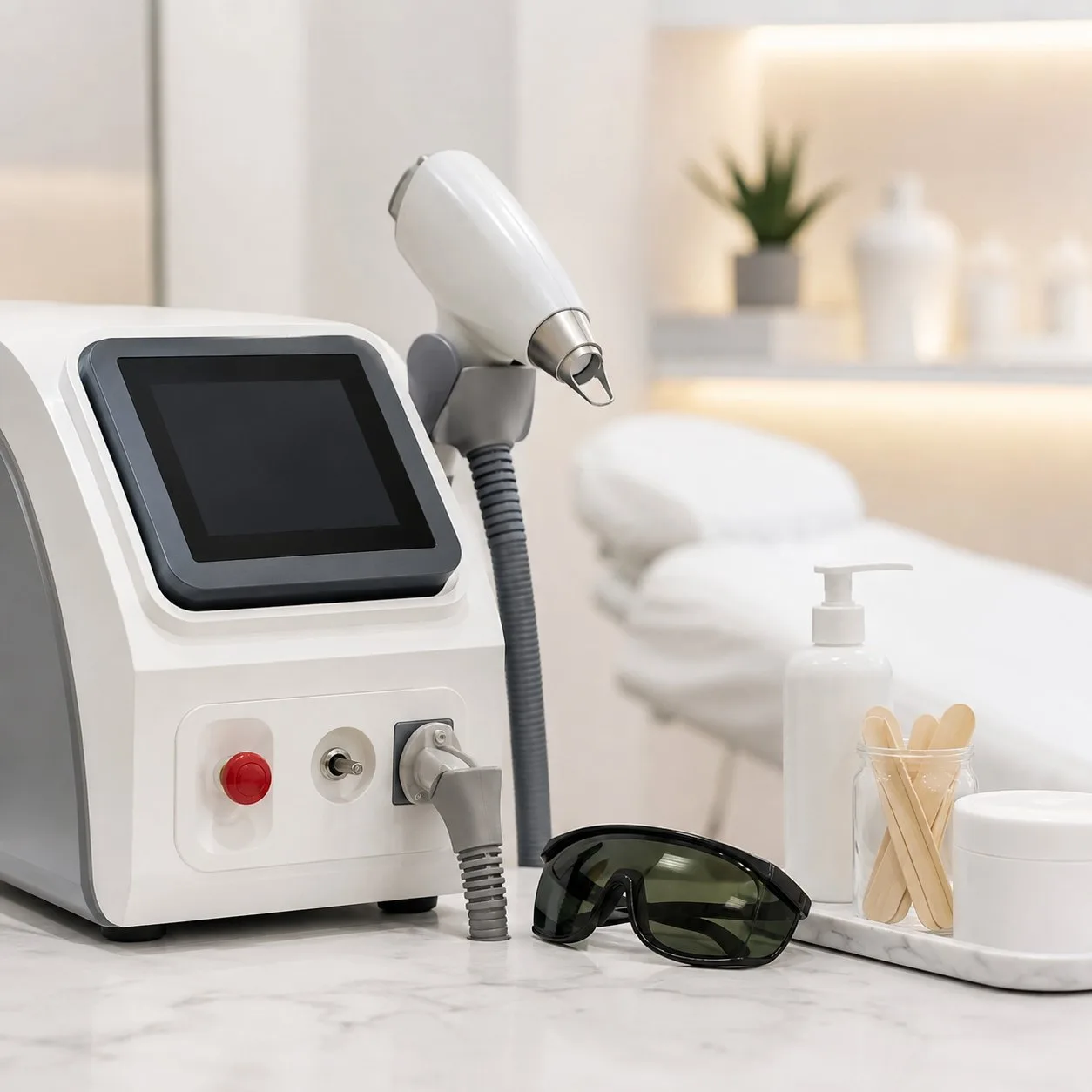 Pikosekundový laser na odstranění tetování